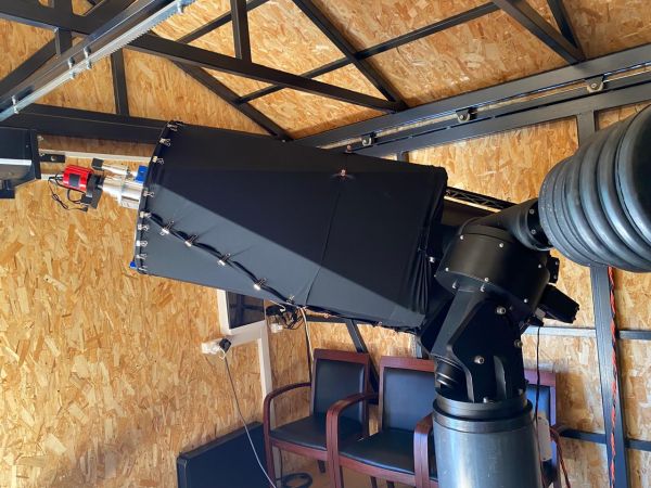 406mm astrograph on a German equatorial mount at the observatory - Astrophotography