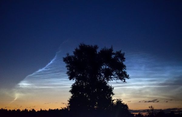 Noctilucent clouds, 07/23/24, 01:30 - Astrophotography