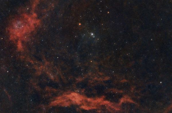 SH 2-129 The Bat Swallowed the Squid - Astrophotography