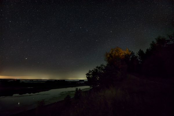 The Big Dipper over the Oka River - Astrophotography