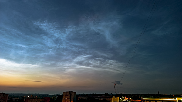 Noctilucent clouds on June 27, 2021 - Astrophotography