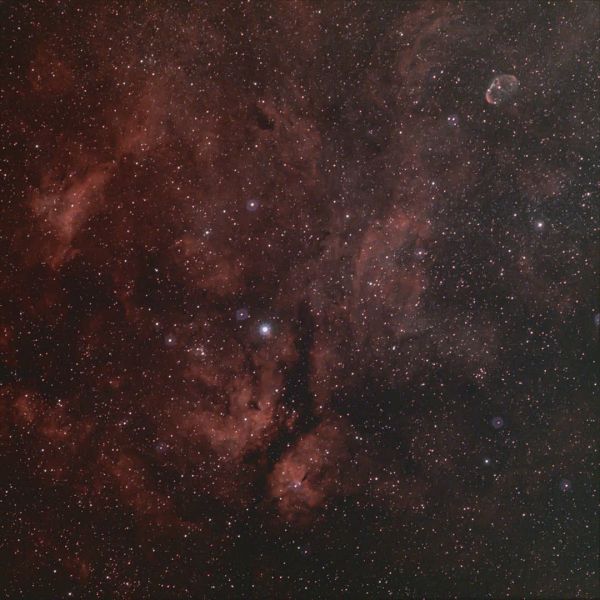 The region around the star Deneb - Astrophotography