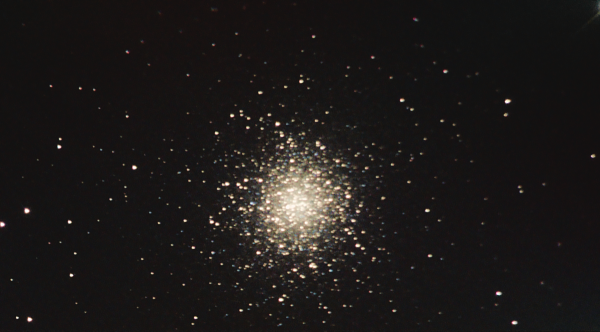 Globular cluster M13 in the constellation Hercules. July 18, 2021. - Astrophotography