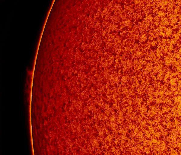 2018.08.04 Sun big prominence H-Alpha - Astrophotography