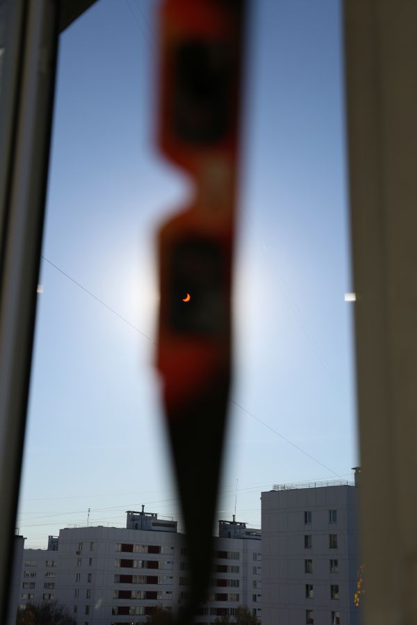 Partial solar eclipse on October 25, 2022 - Astrophotography