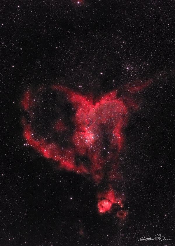 IC1805 The Heart nebula - Astrophotography