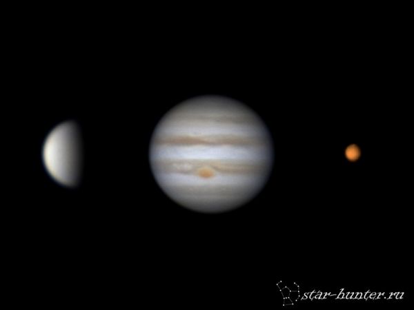Venus, Jupiter, Mars (26 november 2015) - Astrophotography