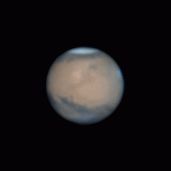 Mars 19.01.2025 (rotation 18:30-21:00 UTC) - Astrophotography