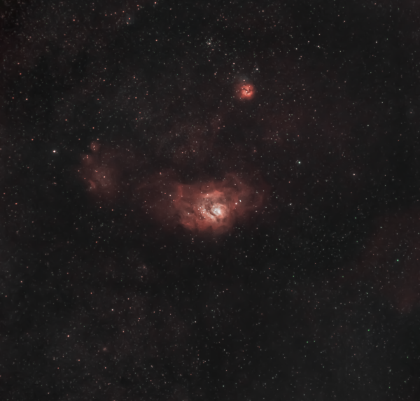 Lagoon & Trifid Nebula's - Astrophotography