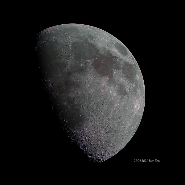 Partial Moon April - Astrophotography