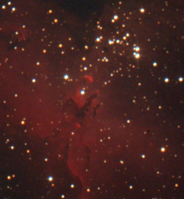 M16 (crop) - Pillars of Creation - Astrophotography