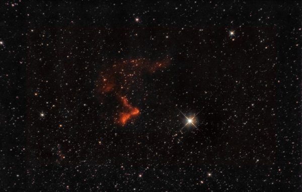 Ghost of Cassiopeia Nebula (IC 63) 06-10.09.2024 - Astrophotography