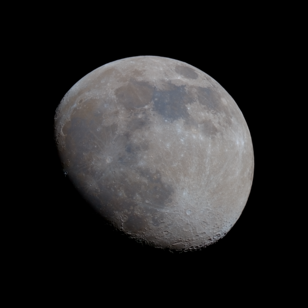 The Moon in full color, general view, 23.04.21 - Astrophotography