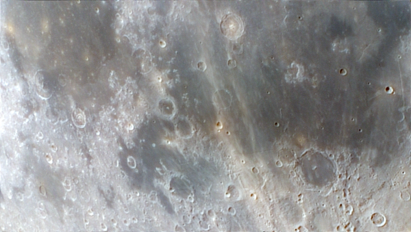 The Moon. Mare Humorum and Mare Nubium. Crater Pitatus. - Astrophotography