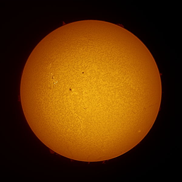 The Sun on May 9, 2023 - Astrophotography