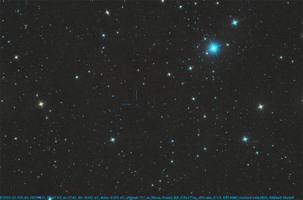 P/2025 A5 ATLAS - Astrophotography