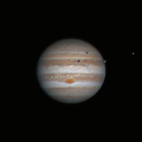 Double Eclipse on Jupiter 29.05.2017 - Astrophotography
