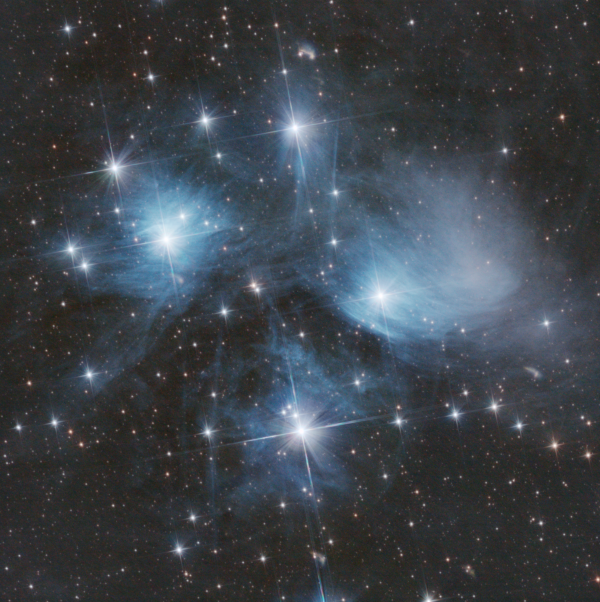 M45 (The Pleiades) - first light of SW Quattro 150P - Astrophotography