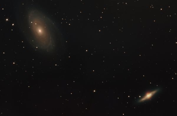 M81, M82. Bode's Galaxy and the Cigar Galaxy - Astrophotography