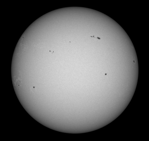 Sun on April 14 (Herschel Wedge Test Hercules) - Astrophotography