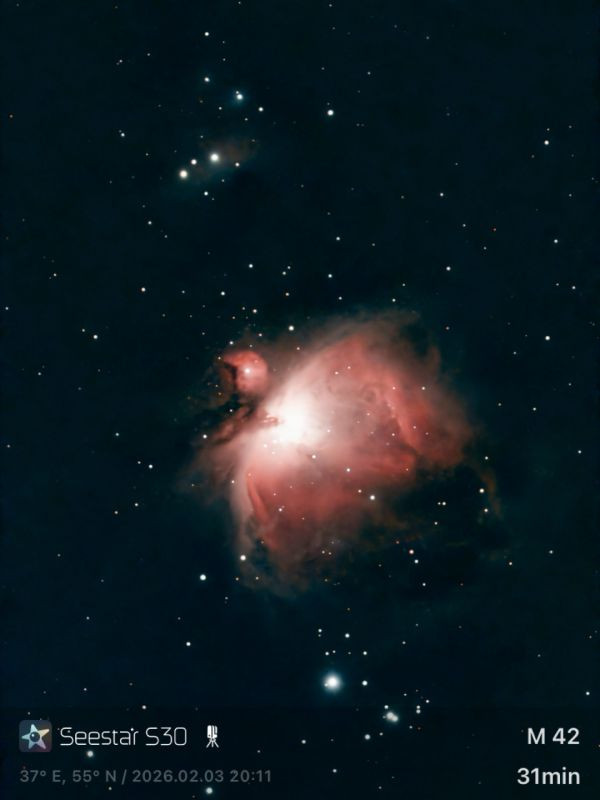 Orion Nebula (M42) - Seestar S30 - Astrophotography
