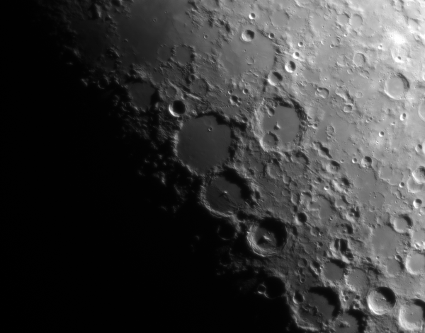 The region of craters Ptolemaeus and Alphonsus - Astrophotography