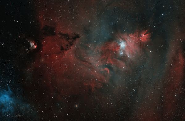 NGC2264. Cone, Christmas Tree and surroundings. - Astrophotography