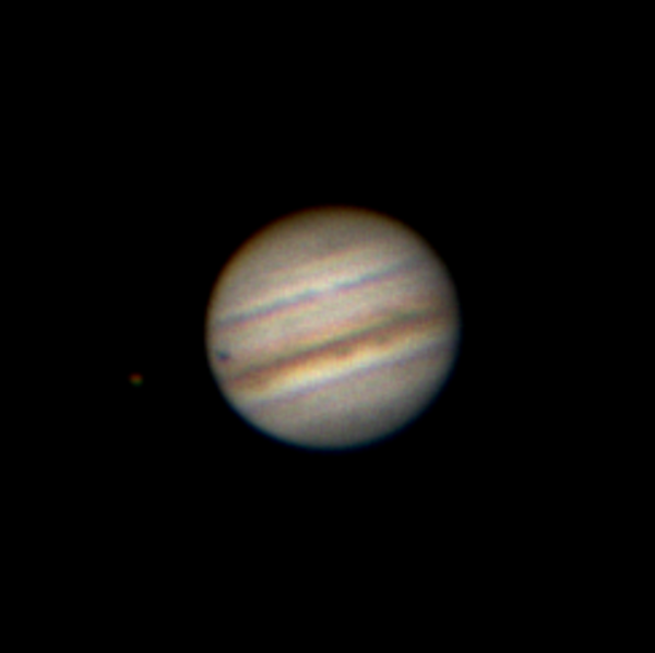 Jupiter and the shadow of Io - Astrophotography