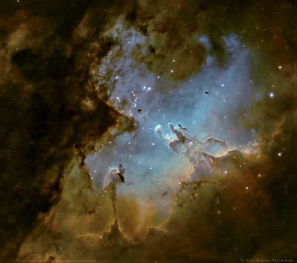 M16, SHO palette - Astrophotography