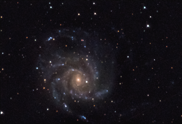 The Pinwheel Galaxy M101 is a spiral galaxy located in the constellation Ursa Major. It is situated approximately 27 million light-years away from Earth. From 04/11/2024. - Astrophotography