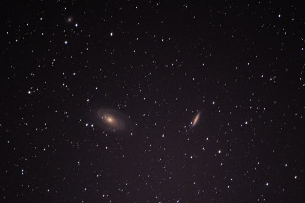 Spiral galaxies M81 (Bode) and M82 (Cigar) - Astrophotography