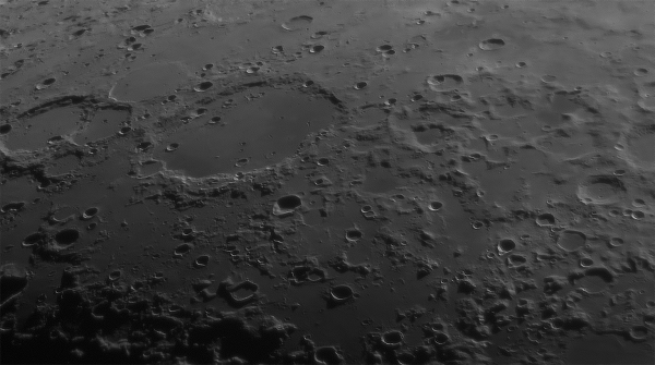 Craters Schickard, Wargentin, Nasmyth, Phocylides - Astrophotography