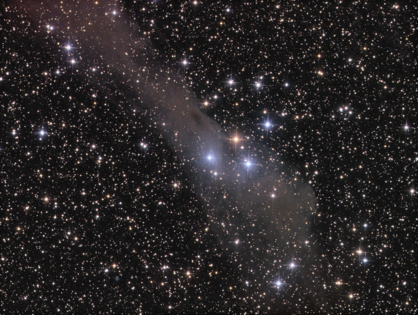AV Hunter 1, VdB 158, LBN 534 in Andromeda LRGB - Astrophotography