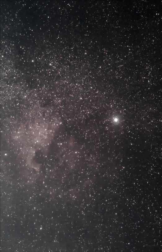 Deneb, North America, and Pelican - Astrophotography