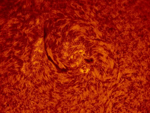2016.05.09 Sun AR2542 H-Alpha - Astrophotography