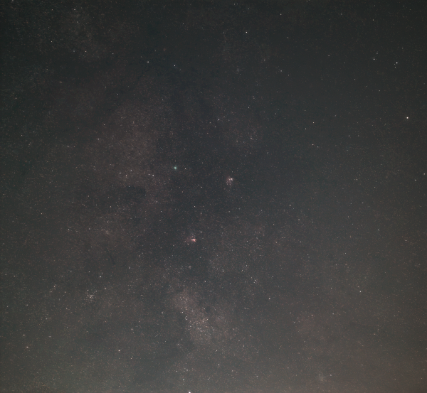 C/2025/R2 (SWAN) M17 m16 (BlurXTerminator)) - Astrophotography