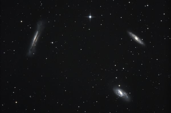 Leo Triplet - M65 M66 NGC 3628 - Astrophotography