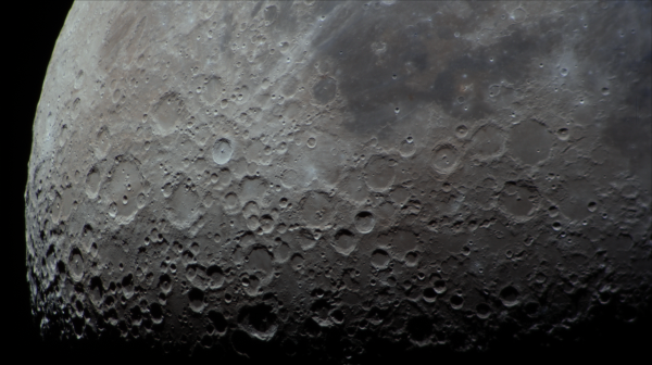 The moon, Tycho crater and Terminator line - Astrophotography