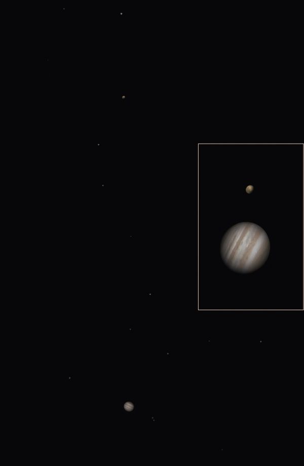 Conjunctions of Mars and Jupiter - Astrophotography