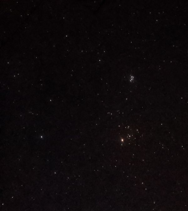 The constellation Taurus in the sky - Astrophotography