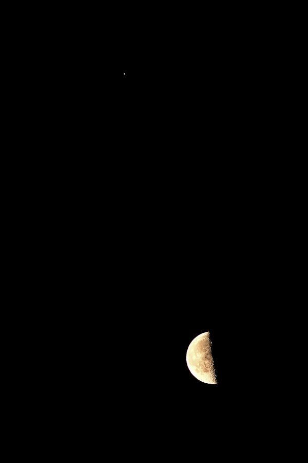 Moon, Jupiter - Astrophotography