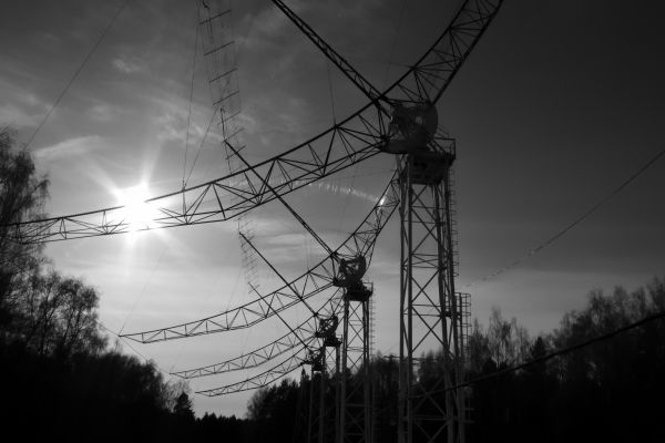 The Sun and the DCR-1000 radio telescope (PRAO FIAN Pushchino) - Astrophotography