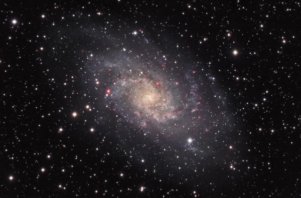 M 33, captured with two setups. - Astrophotography