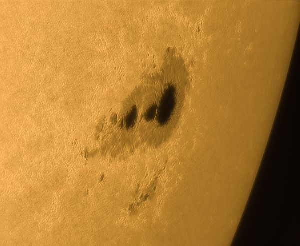 Active Region 3363 17.07.2023 09:23 MSK - Astrophotography