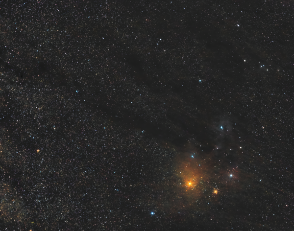 Antares and Rho Ophiuchi - Astrophotography