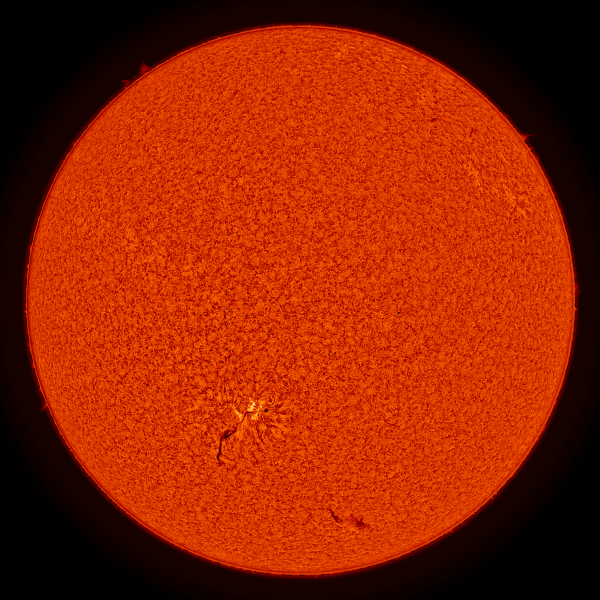 2020.06.09 Sun Full Disk H-Alpha (color) - Astrophotography