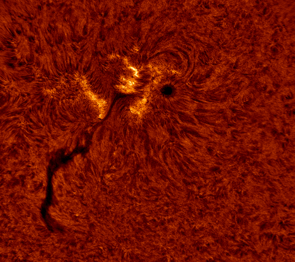 2020.06.09 Sun AR12765 H-Alpha (color) - Astrophotography