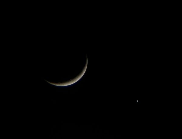 The Moon and Venus - Astrophotography