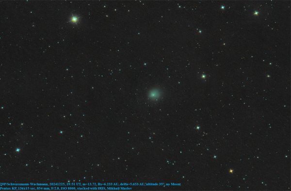 29P/Schwassmann-Wachmann - Astrophotography