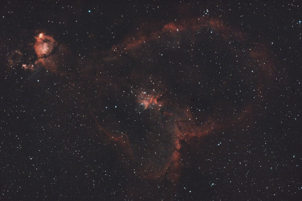 IC 1805 Heart Nebula (Running Dog) - Astrophotography